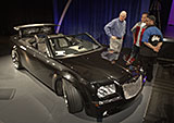 Intel Corporation CEO Craig Barrett with Mike Medgal and "Mad Mike" Martin of West Coast Customs