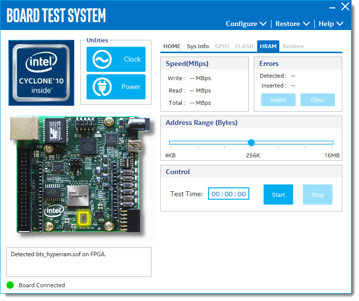 Get Started: Intel® Cyclone® 10 LP FPGA kit