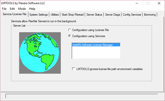 LMTOOLS Service/License File