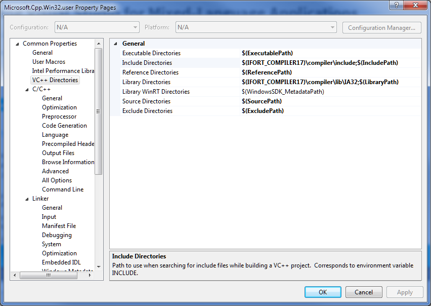 Configuring Visual Studio for Mixed-Language Applications
