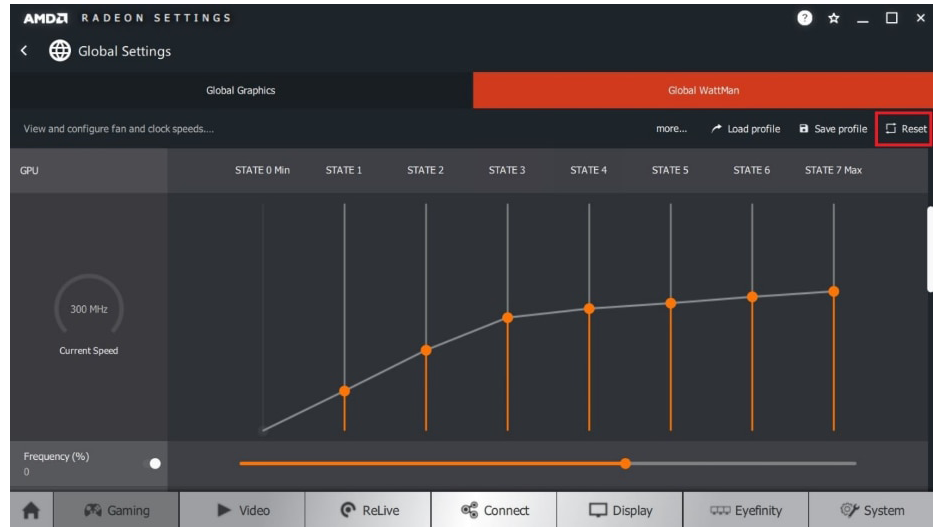 amd radeon settings crash when i click gaming