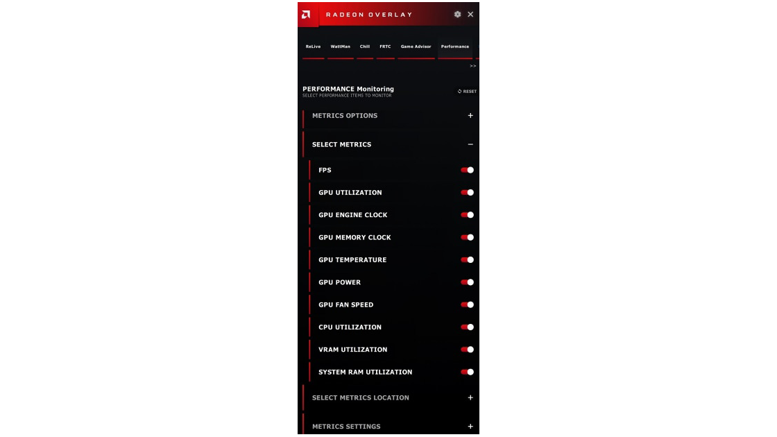 Using Radeon Overlay To Adjust Gaming And Visual Settings