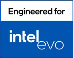 Engineered for Intel Evo logo