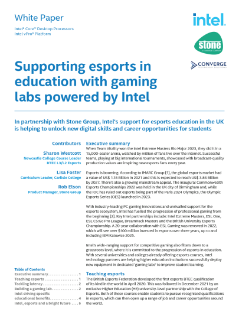Supporting esports in education with gaming labs