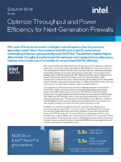 Intel® Xeon® 6 NGFW Brief Solution Brief