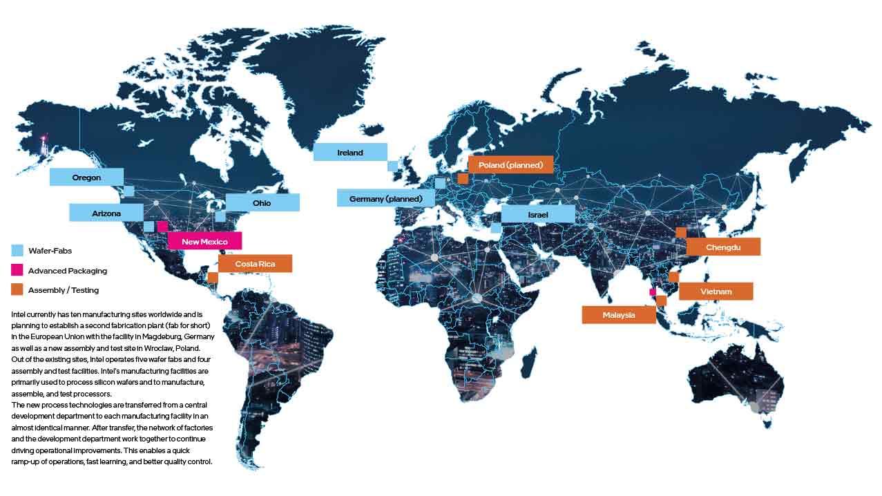 INFOGRAPHIC: Intel's Manufacturing Locations (Credit: Intel Corporation)